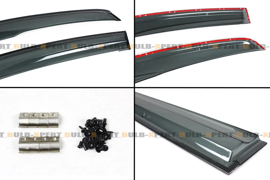 PARA HONDA FIT GK5 JDM 2015-20 3D CLIP ONDULADO EN VENTANA VISERA PROTECTOR DE LLUVIA DEFLECTOR Foto 3 de 4