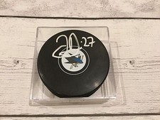 Joonas Donskoi Signed SJ San Jose Sharks Hockey Puck Autographed g