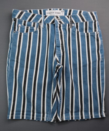 Men's Topman Stripped Stretch Skinny 
