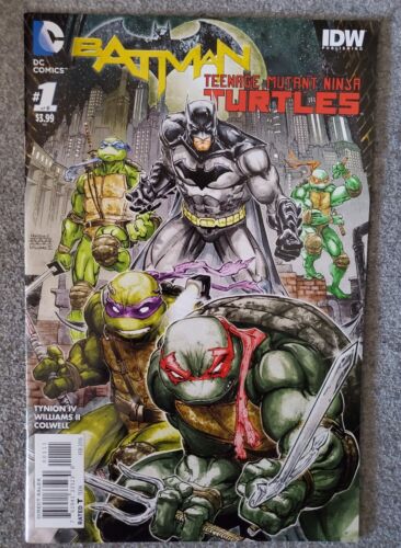 Batman vs Teenage Mutant Ninja Turtles #1 DC TMNT IDW Comics Book Février 2016 - Photo 1 sur 4