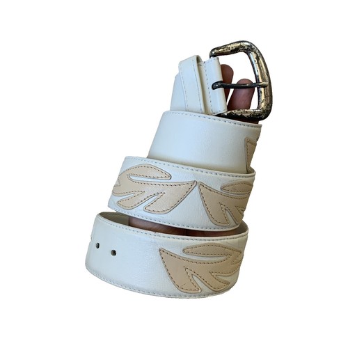 Escada Women\'s Sz 38 Off White Bow Detail Waist Belt Accessory Escada Women main image 2