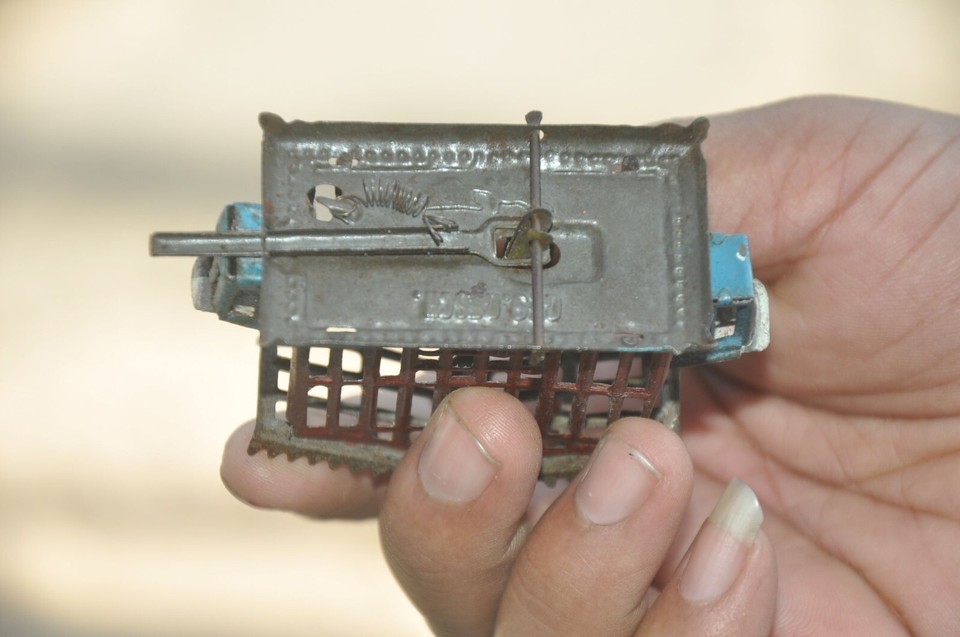 Vintage Metal Bird In Cage Colorful Penny/Small Toy, Germany eBay