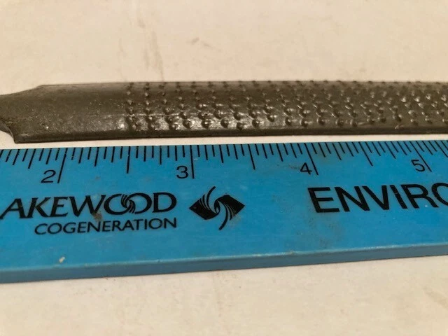 FLAT / ROUNDED 9 1/2" ROUGH CUT RASP WOOD FILE - NEW / OPEN BOX - Image 4 of 4
