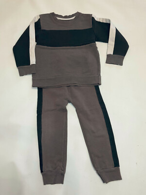 Kids Boys Set Crew Neck Jumper Sweater Joggers Pants Next Size 104 Block Colour