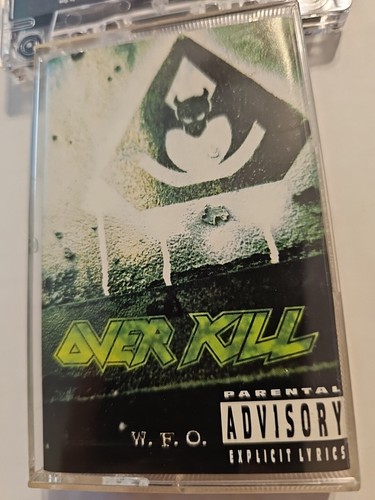 Overkill - W.F.O. US Atlantic Cassette Tape 1994 THRASH speed metal - Picture 2 of 7