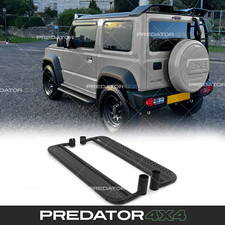 RIELES LATERALES ESTRIBO FIJO NEGRO PARA SUZUKI JIMNY MK4 JB74 2018+
