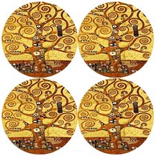 Tischauflagen Tischset Rund Polyesterfilz Platzdeckchen  33cm Artdeco