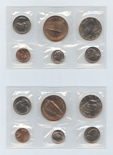 2 - 1992 Denver Mint Souvenir Sets in Original Mint Envelope - Picture 3 of 3