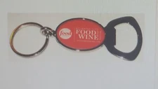 FOOD NETWORK ATLANTIC CITY NEW JERSEY FOOD WINE FESTIVAL BOTTLE OPENER KEY CHAIN