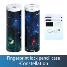 NBX Pencil Fingerprint Password Lock Pencil Organizer Double S0S8