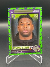 JAHEIM BELL 2024 Score-A-Treat RC Rookie Rising Stars Green Bats #20 Patriots