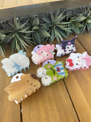 Sanrio Hair Accessory Jaw Claw Clip Plastic New Kawaii Fast Sanrio Hair Accessory Jaw Claw Clip Plastic New Kawaii Fast