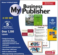 MySoftware My Business Publisher - Design & Print! PC Software Sealed New