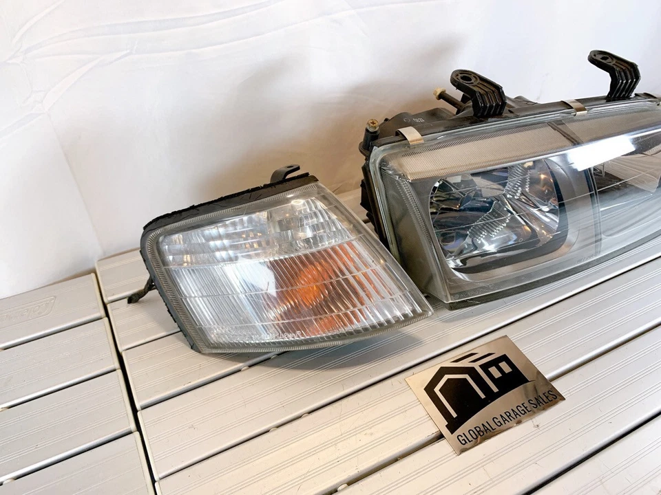 Juego de luces faros Kouki Nissan Primera P11 Infiniti 95-01 G20 OEM raro Foto 3 de 4