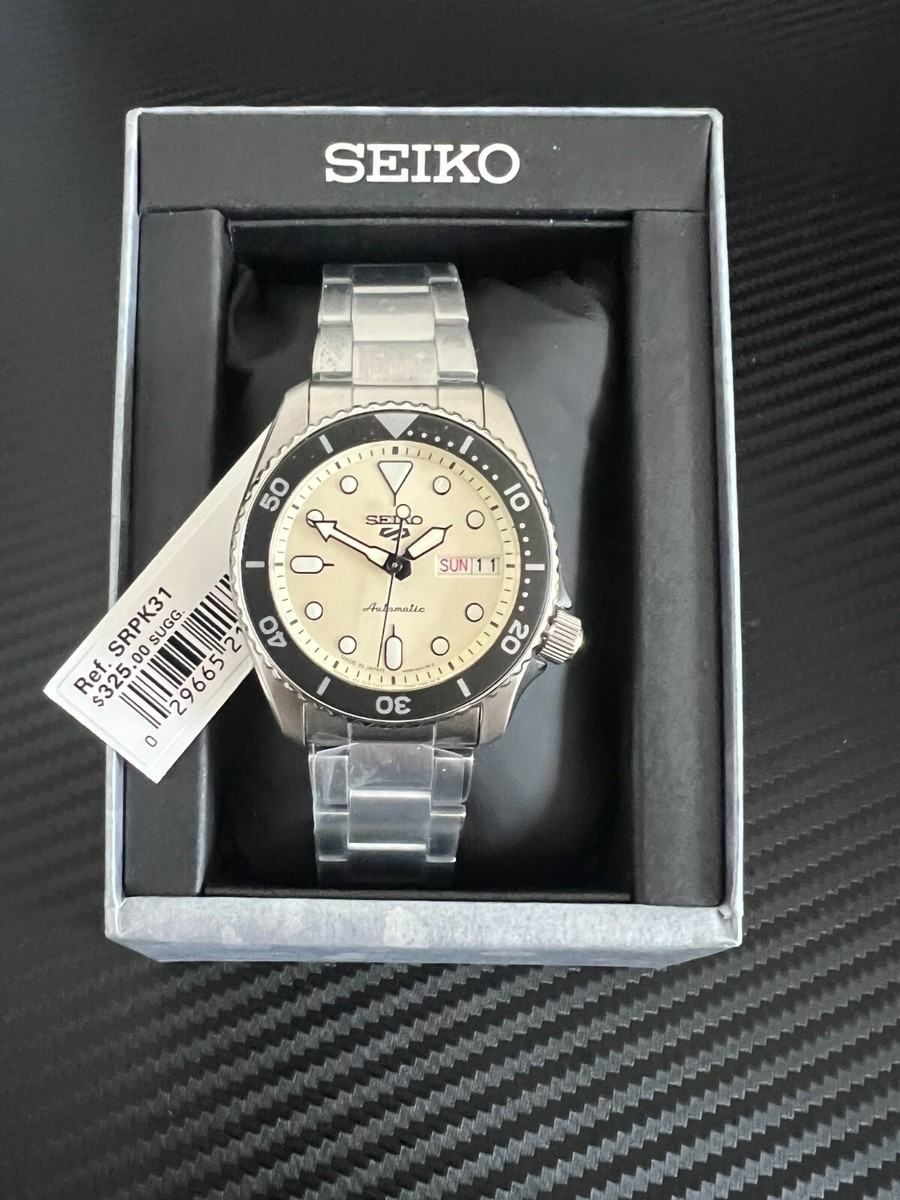 Seiko 5 Sports Collection Sun dial Auto JAPAN SRPK31-MINT | eBay