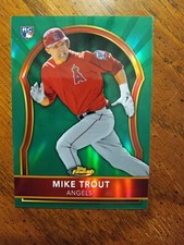 2011 Topps Finest Mike Trout Green Refractor RC #94  - '188/199'