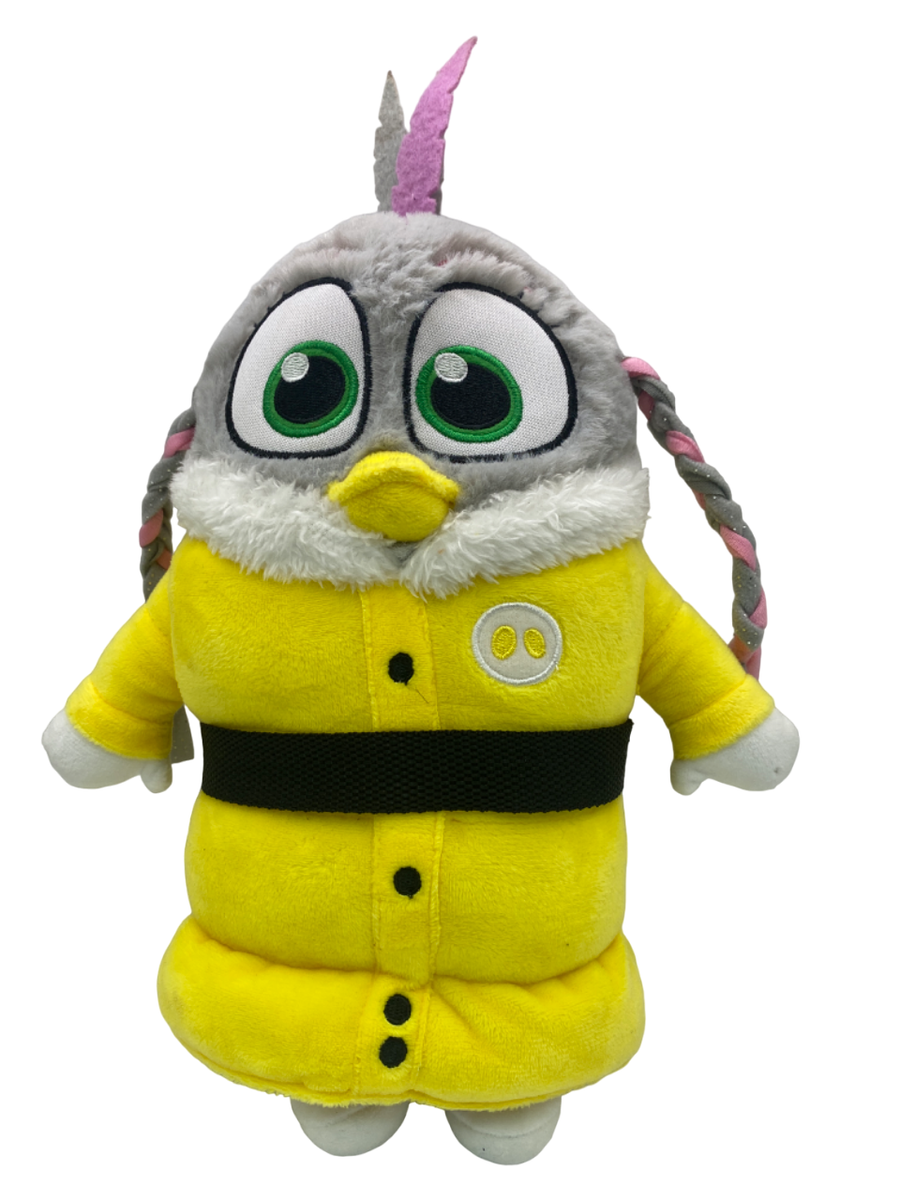 Angry Birds Silver Bird Yellow Coat Soft Toy Plush Rovio