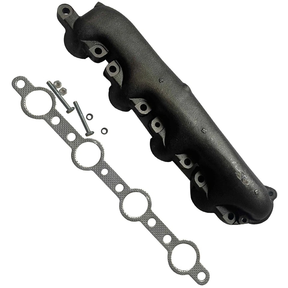 Right + Left Side Exhaust Manifold Fits 1999-2003 Ford E250 E350 E450 F250 F350 Foto 3 de 4