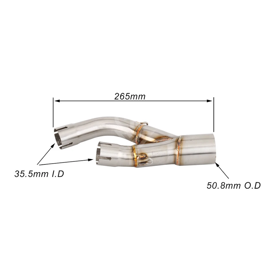 Средняя выхлопная труба для мотоцикла Yamaha V-MAX VMAX 1200 1984-2007 VMAX1200 - Изображение 2 из 4