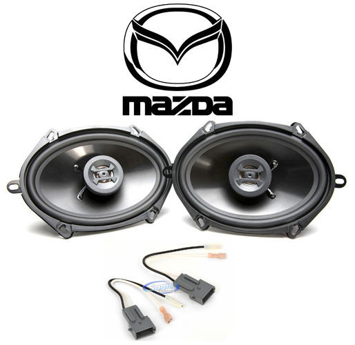 Комплект для замены задних заводских автомобильных аудиодинамиков Hifonics для Mazda 626 1993-2002 годов выпуска 7690₽