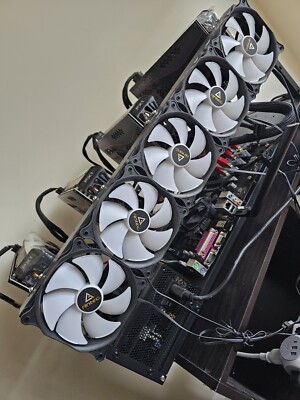 NVIDIA crypto mining rig with (4) 3070TI