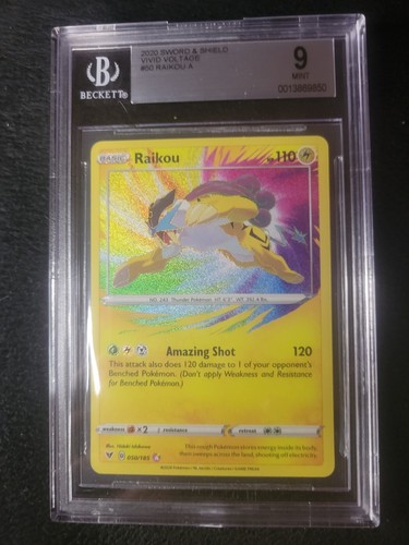 Raikou graded BGS 9 for sale on eBay