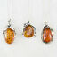 thumbnail 1  - Natural Amber Pendant Art Nouveau Necklace Antique Pendant Classic Necklace Gift