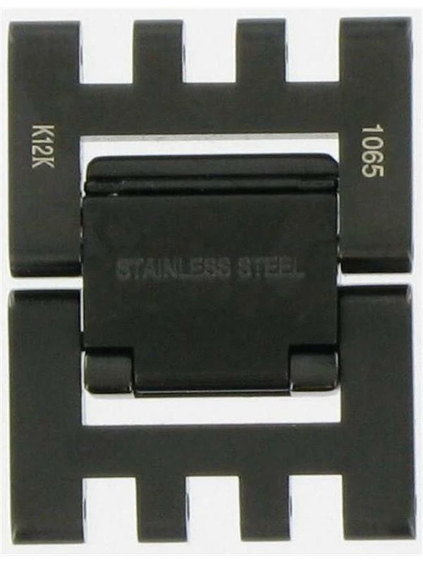 Hebilla de acero inoxidable Movado negra 56902-1410  Foto 2 de 2