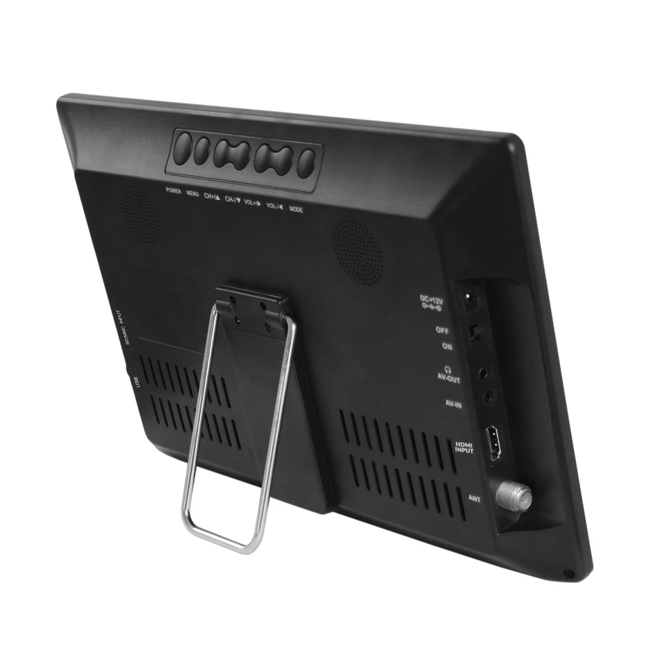 Supersonic SC-2812 12" Portable/Rechargeable LED Digital TV +USB/SD/FM +AC/DC - Image 2 of 4