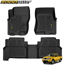 Fit For 2008-2021 Nissan Frontier Crew Cab Floor Mats Liners Set All Weather TPE