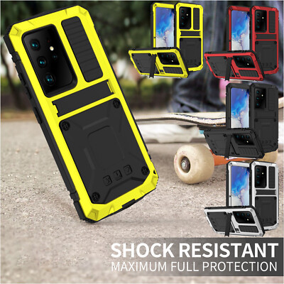 For Samsung S25/S24/S23/S22 Ultra Armor Rugged Metal Heavy Duty Military Case