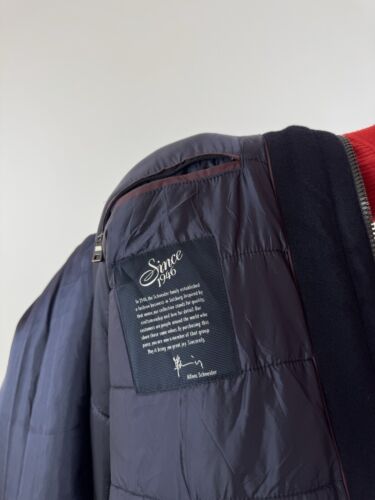 SCHNEIDERS Wool Coat Zipper Sport Peacoat Coat Mens Size 52 - Picture 14 of 16