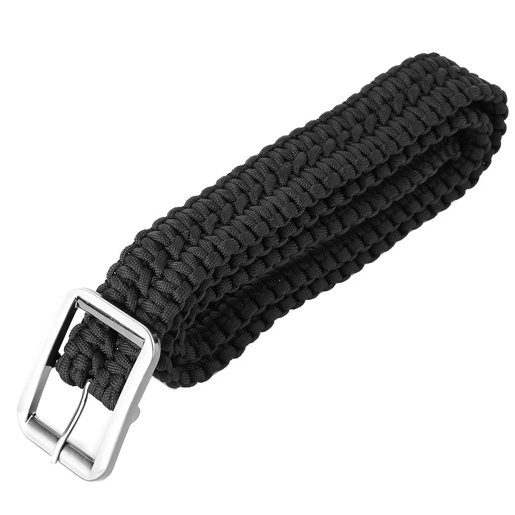 Paracord Rope Belt Outdoor Survival Accessories For Camping Hiking ECA