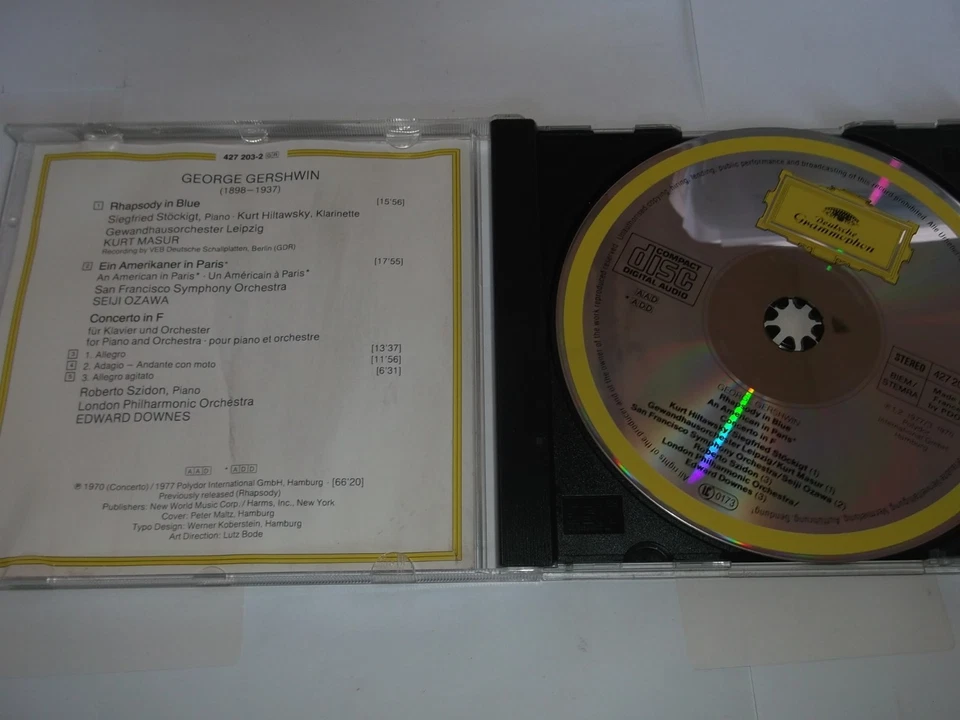 George Gershwin - Rhapsody in blue - Concerto in F -  Amerikaner in Paris LCD191 - Bild 3 von 3