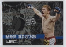 2010 Topps UFC Main Event Tapout Relics Mike Brown #TTR-MB 0j99