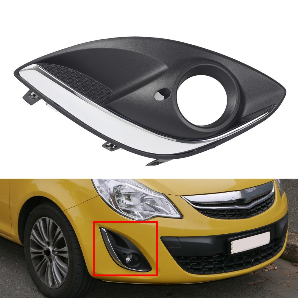 1x Right Front Bumper Foglight Cover For Opel Corsa D For Vauxhall Corsa D 11-14