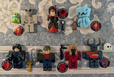 Roblox Series 12 Mystery Figure 7 Total w/Boxes & Virtual Item Codes