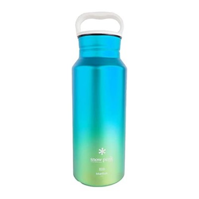 Snow Peak Aurora Bottle 800 Ocean Titanium Water Bottle Tumbler TW-800RE-OC
