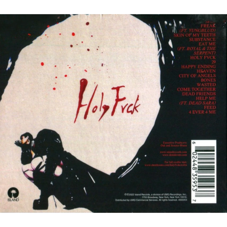 Demi Lovato: Holy Fvck CD - Limited Edition Spray-Painted O-Card CD Album - Image 2 of 2