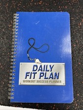 Daily fit plan / workout success planner lot Of 7 