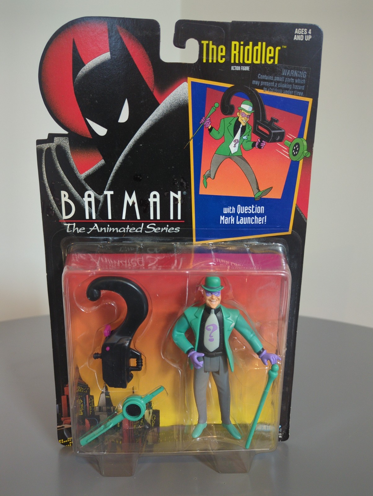 RARE Batman The Animated Series The Riddler Action Figure Vintage 1992 Kenner