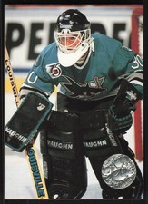 Jeff Hackett, 1991-92 Pro Set Platinum, #226, San Jose Sharks,