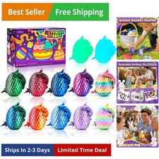 12pcs 3D Printed Dragon Eggs, Prefilled Easter Dragon Egg with Dragon Toy, Ea...