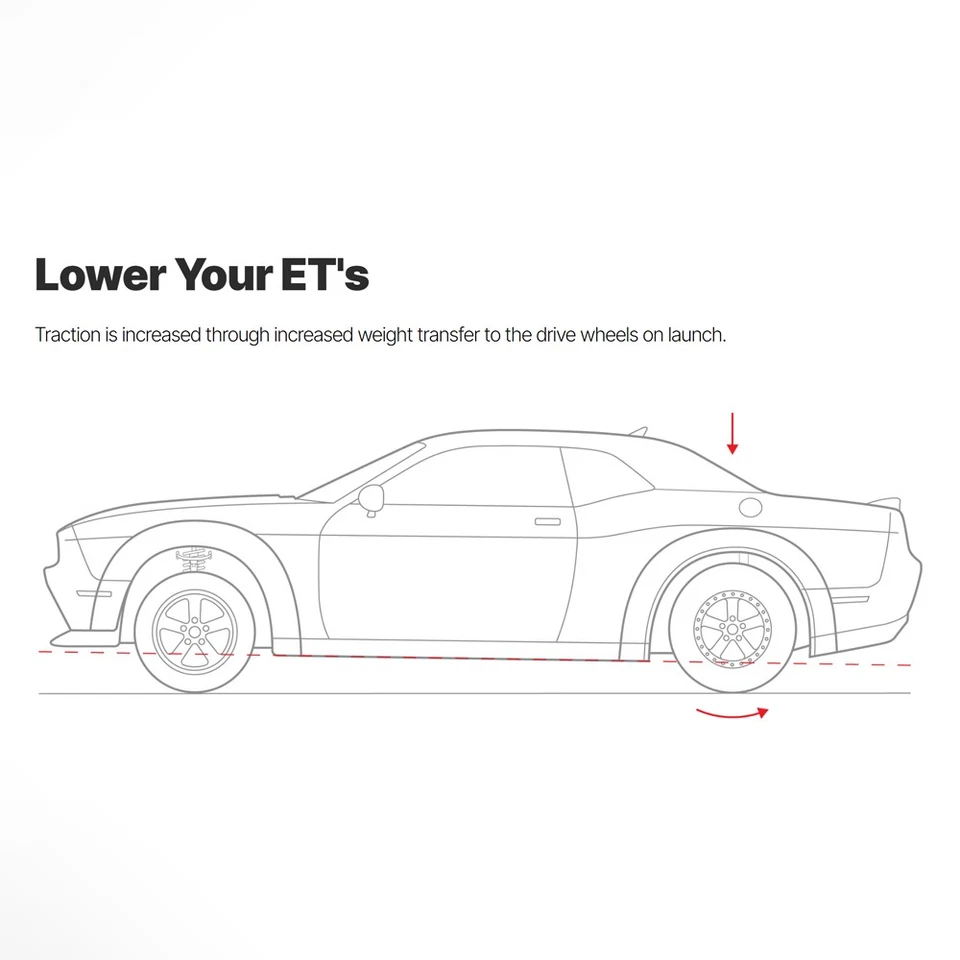 Kit de resortes de carreras delanteros traseros Eibach 9310.140 DRAG-LAUNCH para Ford Mustang 79-04 Foto 3 de 4