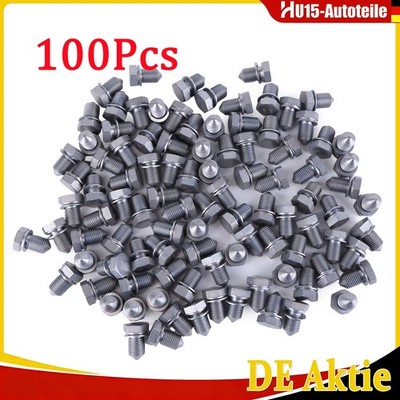 100x Ölablassschraube Ölwanne M14x1,5 Für VW AUDI SEAT SKODA N90813201 N90813202
