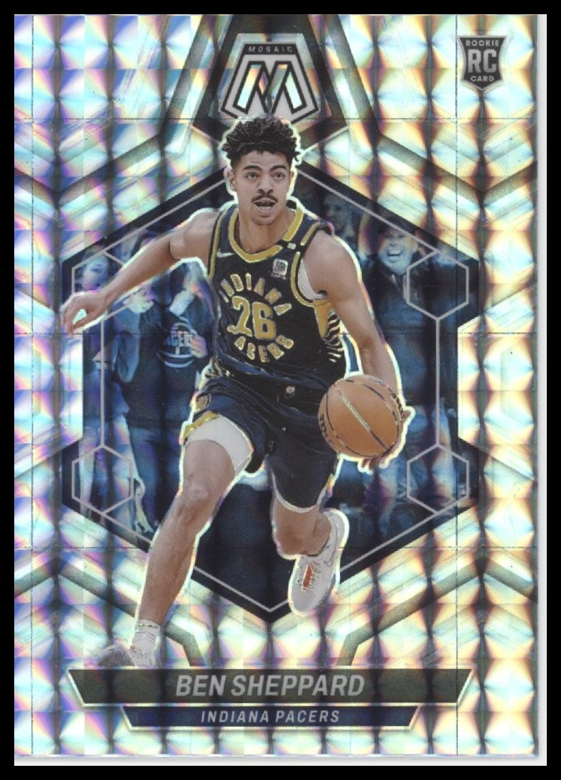 2023-24 Panini Mosaic #244 Ben Sheppard Silver Mosaic