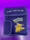 Vintage 90s Purple Pikachu Pokemon Nintendo Gameboy Color Video Game Bag Case