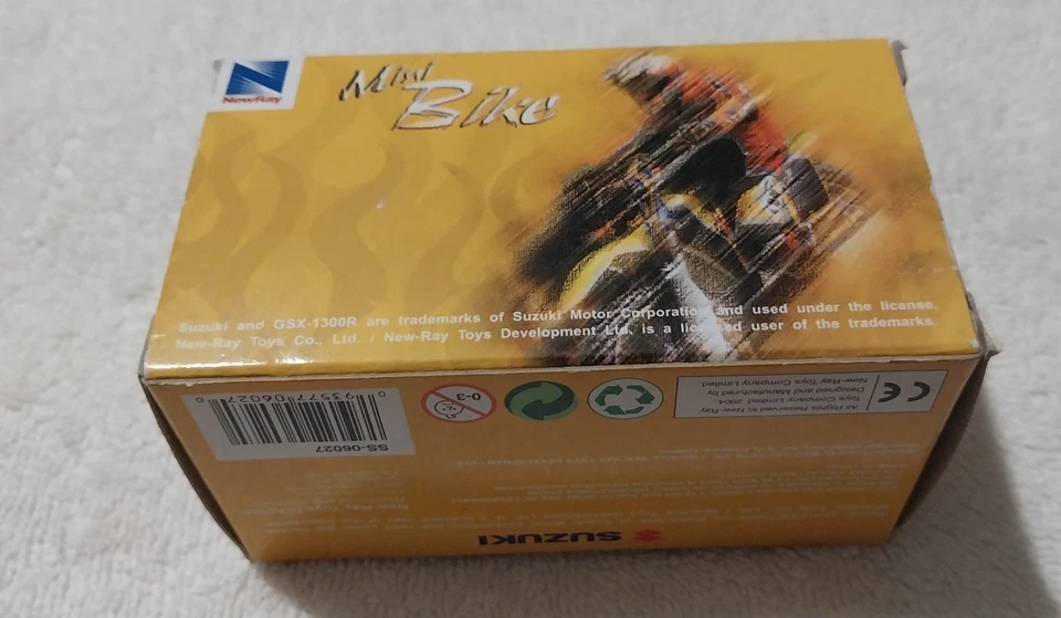 New Ray Suzuki RM 125 Motocross Mini Dirt Bike Motorcycle Blue Die Cast 1/32 - Image 4 of 4