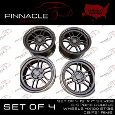 Enkei Rpf1 15x7 4x100 Offset 35 Cb 73.1 Bronze Wheel Squared Set