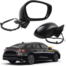 Passenger Right Side Mirror Compatible with 2022-2025 Honda Civic with Power Gla